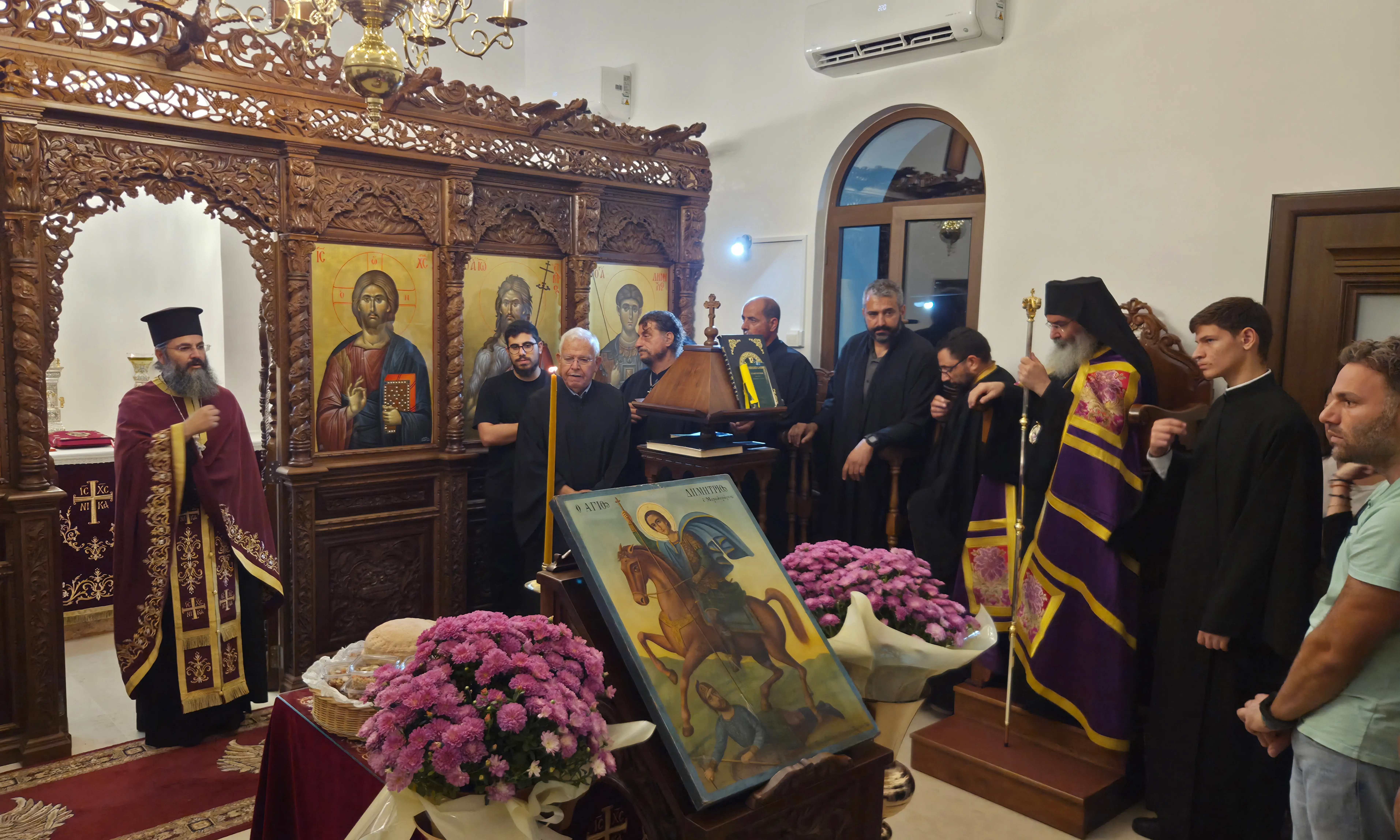 Θυρανοίξια παρεκκλησίου Αγ. Δημητρίου και Αγ. Φοίβης της Διακόνου στις Κυβίδες