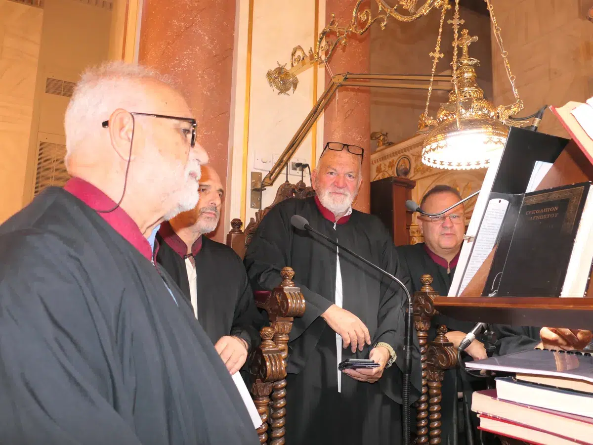 Θεία Λειτουργία της Αγίας Σκέπης και Πανηγυρική Δοξολογία της Εθνικής Επετείου της 28ης Οκτωβρίου στον καθεδρικό ναό Αγ. Νάπας 2026 - 8