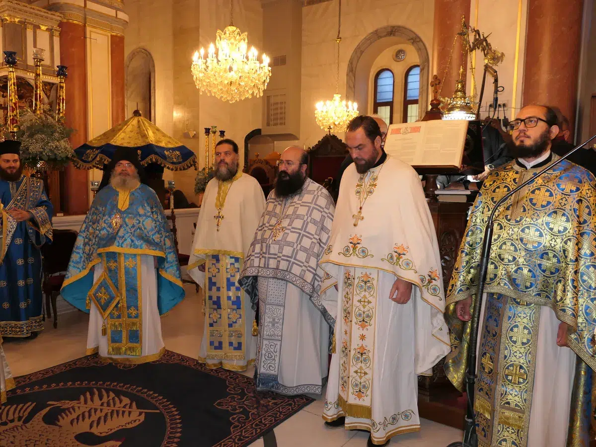 Θεία Λειτουργία της Αγίας Σκέπης και Πανηγυρική Δοξολογία της Εθνικής Επετείου της 28ης Οκτωβρίου στον καθεδρικό ναό Αγ. Νάπας 2026 - 12