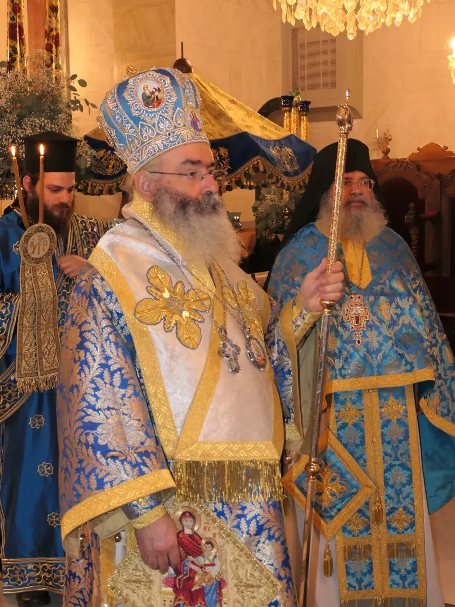 Θεία Λειτουργία της Αγίας Σκέπης και Πανηγυρική Δοξολογία της Εθνικής Επετείου της 28ης Οκτωβρίου στον καθεδρικό ναό Αγ. Νάπας 2026 - 18