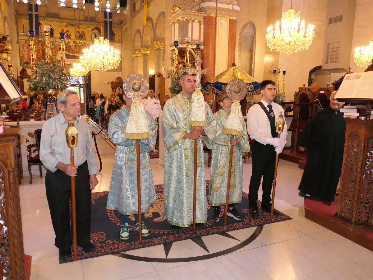 Θεία Λειτουργία της Αγίας Σκέπης και Πανηγυρική Δοξολογία της Εθνικής Επετείου της 28ης Οκτωβρίου στον καθεδρικό ναό Αγ. Νάπας 2026 - 34