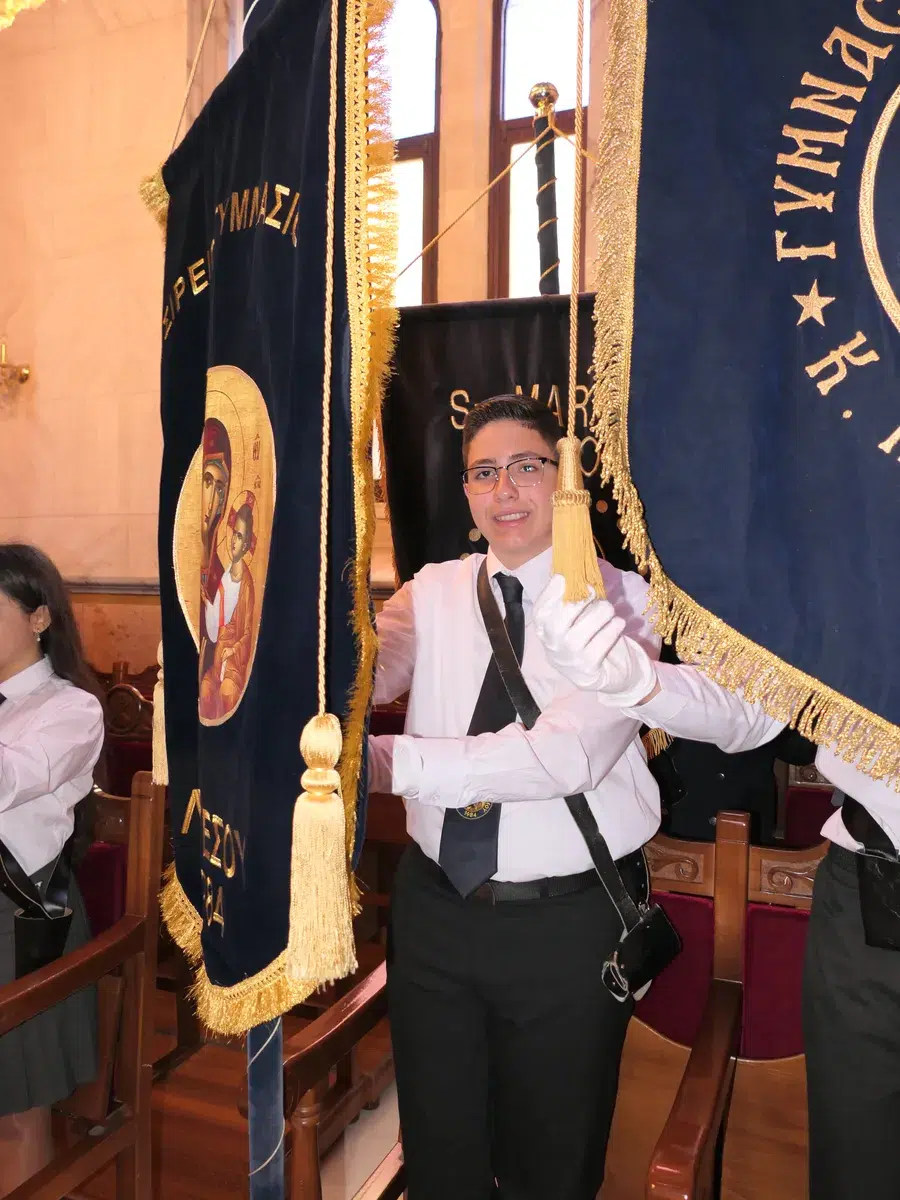 Θεία Λειτουργία της Αγίας Σκέπης και Πανηγυρική Δοξολογία της Εθνικής Επετείου της 28ης Οκτωβρίου στον καθεδρικό ναό Αγ. Νάπας 2026 - 44