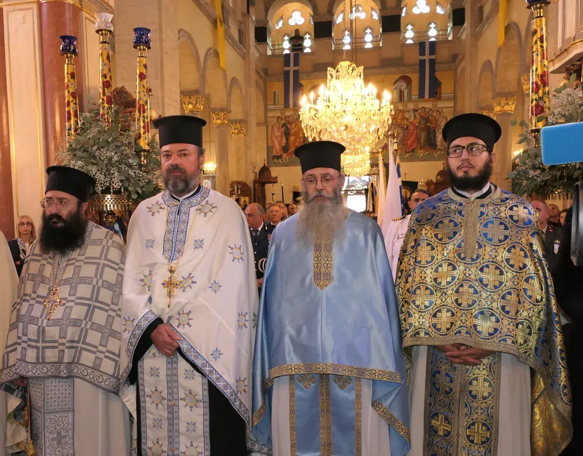 Θεία Λειτουργία της Αγίας Σκέπης και Πανηγυρική Δοξολογία της Εθνικής Επετείου της 28ης Οκτωβρίου στον καθεδρικό ναό Αγ. Νάπας 2026 - 56