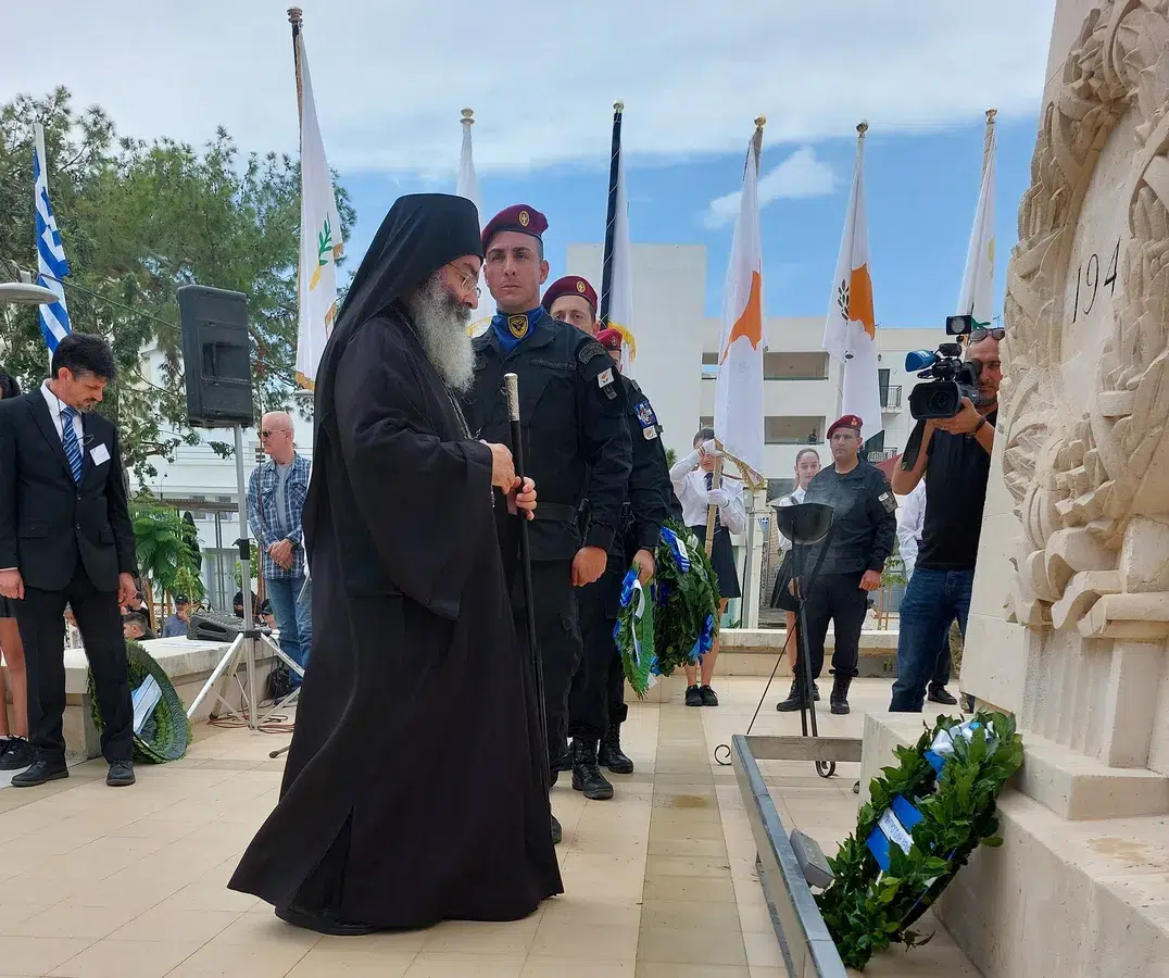Θεία Λειτουργία της Αγίας Σκέπης και Πανηγυρική Δοξολογία της Εθνικής Επετείου της 28ης Οκτωβρίου στον καθεδρικό ναό Αγ. Νάπας 2026 - 88
