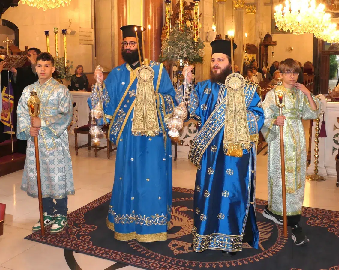 Θεία Λειτουργία της Αγίας Σκέπης και Πανηγυρική Δοξολογία της Εθνικής Επετείου της 28ης Οκτωβρίου στον καθεδρικό ναό Αγ. Νάπας 2026 - 7